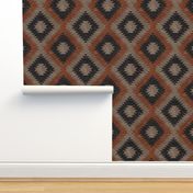 aztec neutrals - inkwell & taupe - home decor - LAD19