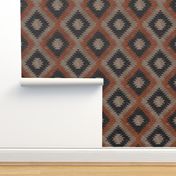 aztec neutrals - inkwell & taupe - home decor - LAD19