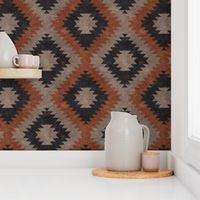 aztec neutrals - inkwell & taupe - home decor - LAD19