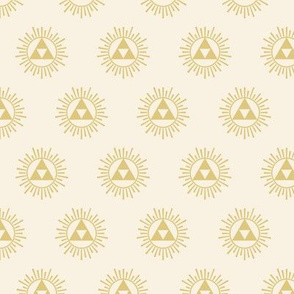 Sacred Triangles Pattern (Gold)