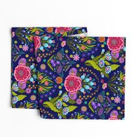 Jewel Tone 70s Bohea Floral