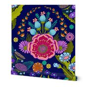 Jewel Tone 70s Bohea Floral