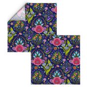 Jewel Tone 70s Bohea Floral