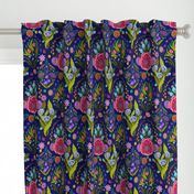 Jewel Tone 70s Bohea Floral