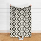 aztec neutrals - stone and dark olive - home decor - LAD19