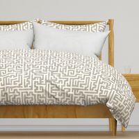 maze - mud cloth - tribal in stone -  LAD19