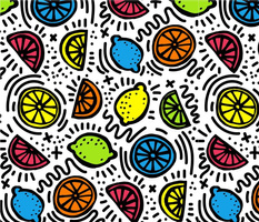 Pop Citrus - Inspired by Keith Haring