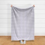 1.5" Light Purple Gingham: Medium Lavender Gingham Check, Buffalo Plaid