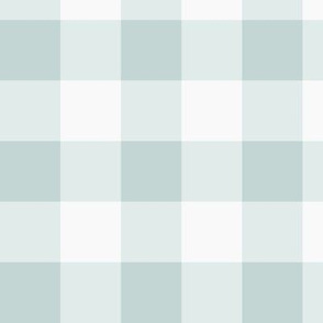 1.5" Gingham: Blue Green Gingham Check, Dusty Aqua Buffalo Check, Buffalo Plaid