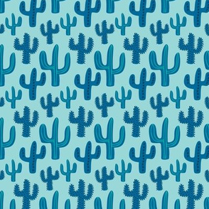 Small Light Blue Cactus