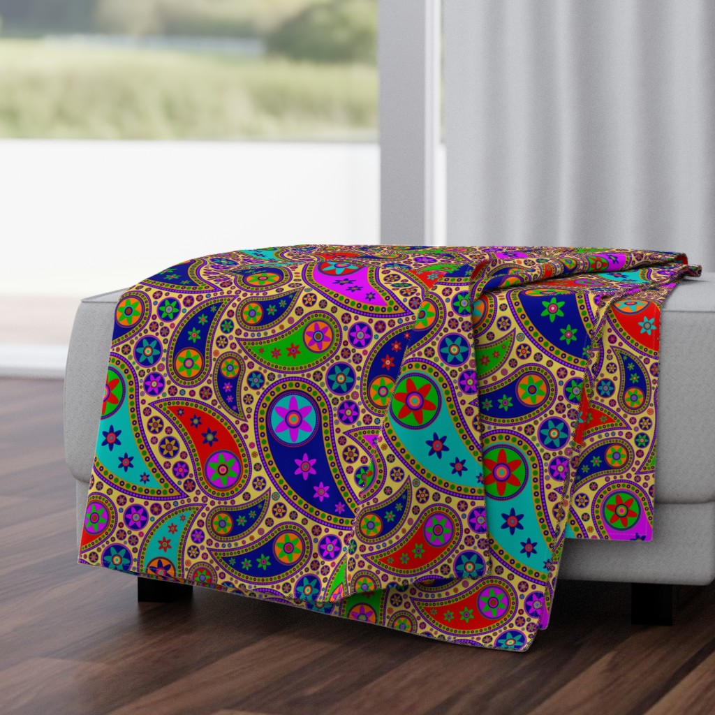 Hippie Paisley - Colorful