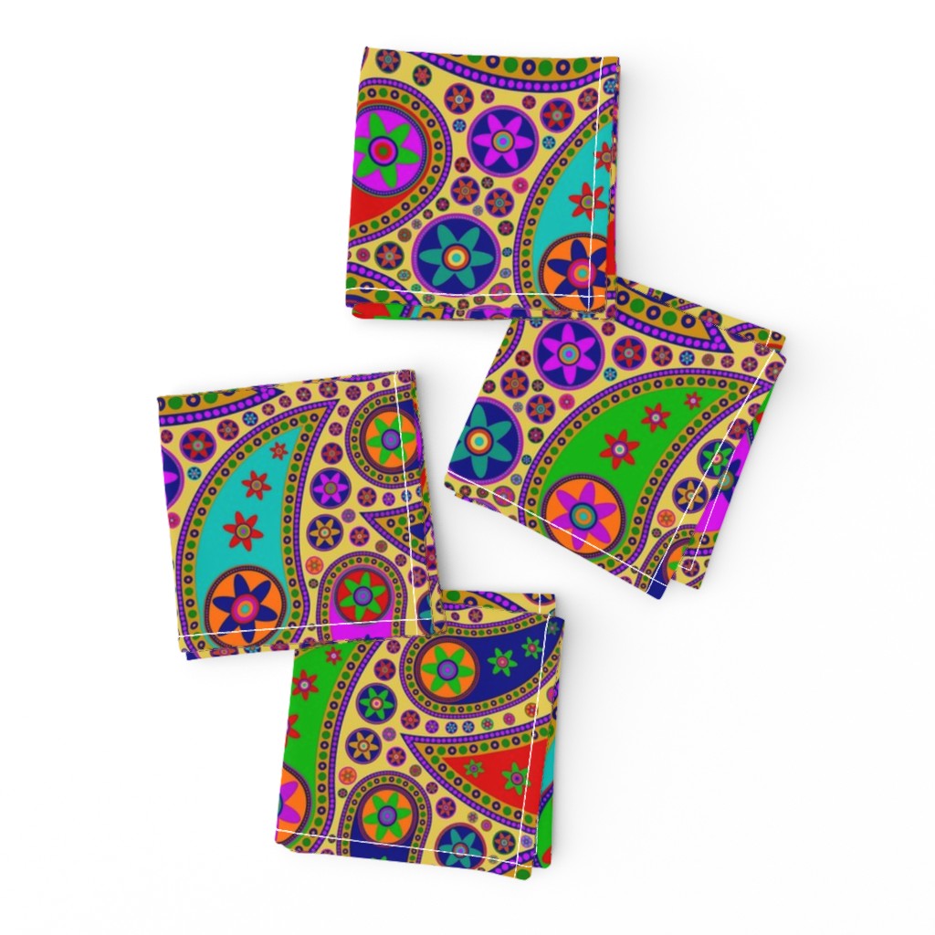 Hippie Paisley - Colorful