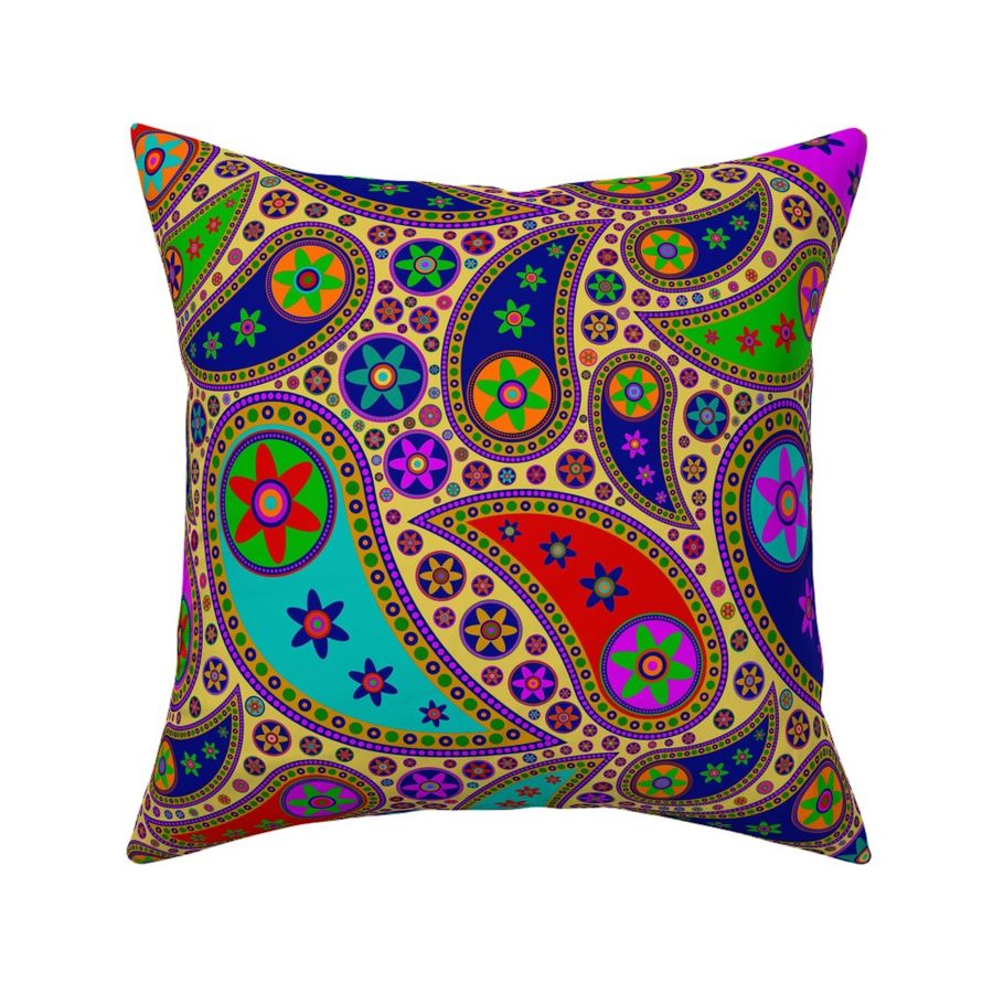 Hippie Paisley - Colorful Fabric | Spoonflower