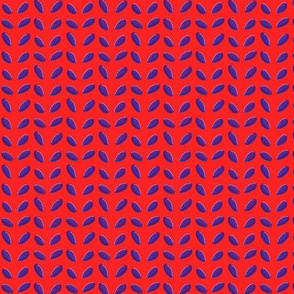 AH Drive Small Tiny Apparel & Quilt Print   Red/Blue   