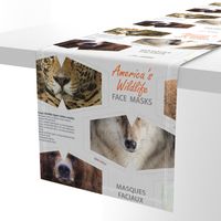 Animal Face Masks Wildlife of America Bears Wolf Cougar Mountain Lion Jaguar