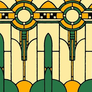 Art Deco Golden