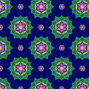 70s Jewel Tone Mandalas