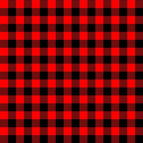 buffalo plaid red and black rob roy Macgregor tartan 