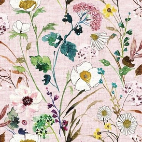 Verdure Wildflowers (blush/pink) MED 