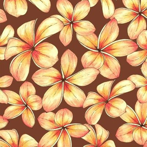 Plumeria - brown