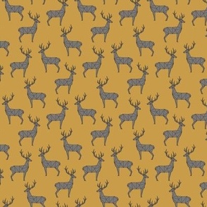 Deer - Gold Gray small