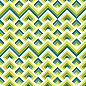 Geometric blue_green and yellow_093