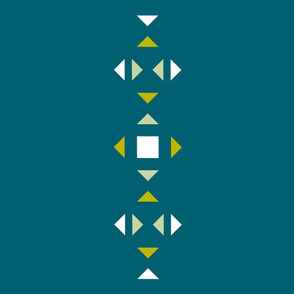 Geometric blue_green_yellow_101