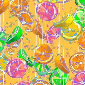 Pop Art Yellow Citrus Fizz | Small