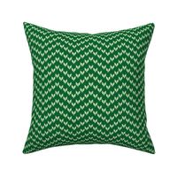 knit chevron green (large scale) 