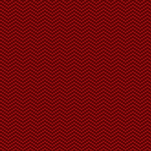 knit chevron red stripes (large scale)  