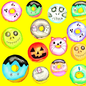 Halloween Donuts- Yellow