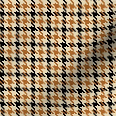 houndstooth beige and brown