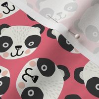 scandi pandas on pink