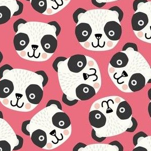 scandi pandas on pink