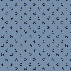 Anchors on grey