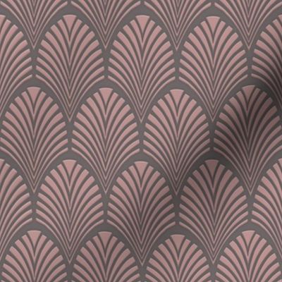 Art Deco Fans blush-grey