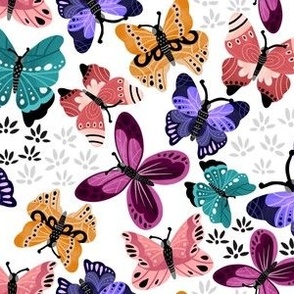 Colorful Butterflies V3