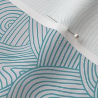 Ocean waves and surf vibes abstract salty water minimal Scandinavian style stripes blue beige spring summer