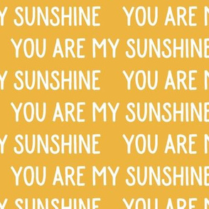 (3/4" scale) You are my sunshine - yellow - LAD19BS