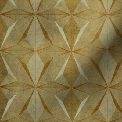 TROMPE L'OEIL TILES - FADED FRESCO GOLD