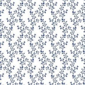 Prairie Flowers Blue White