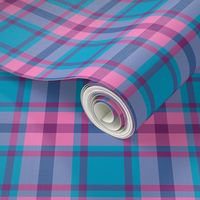 Cool Summer Blue Pink Plaid Seasonal Color Palette