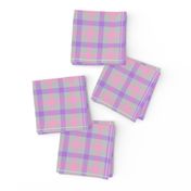 Cool Summer Pink Gray Lavender Plaid Seasonal Color Palette