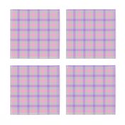 Cool Summer Pink Gray Lavender Plaid Seasonal Color Palette