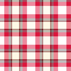 Red Ready Modern Plaid 