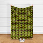 Tribal Bamboo Pattern in Green