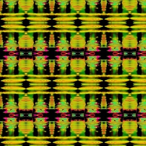 Tribal Bamboo Pattern in Green