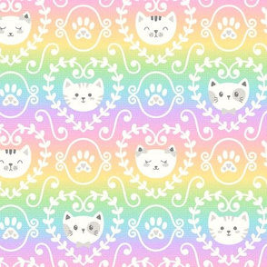 I Heart Cats Rainbow