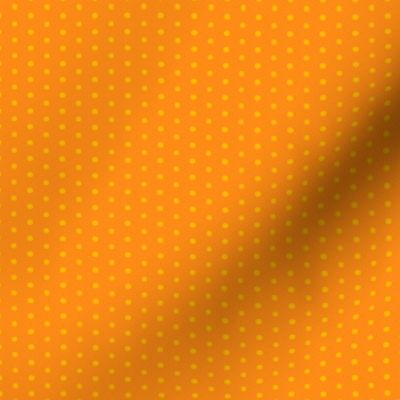 Micro Yellow-Orange Polka Dots on Orange
