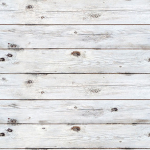 White Wooden Shiplap Boards - large scale